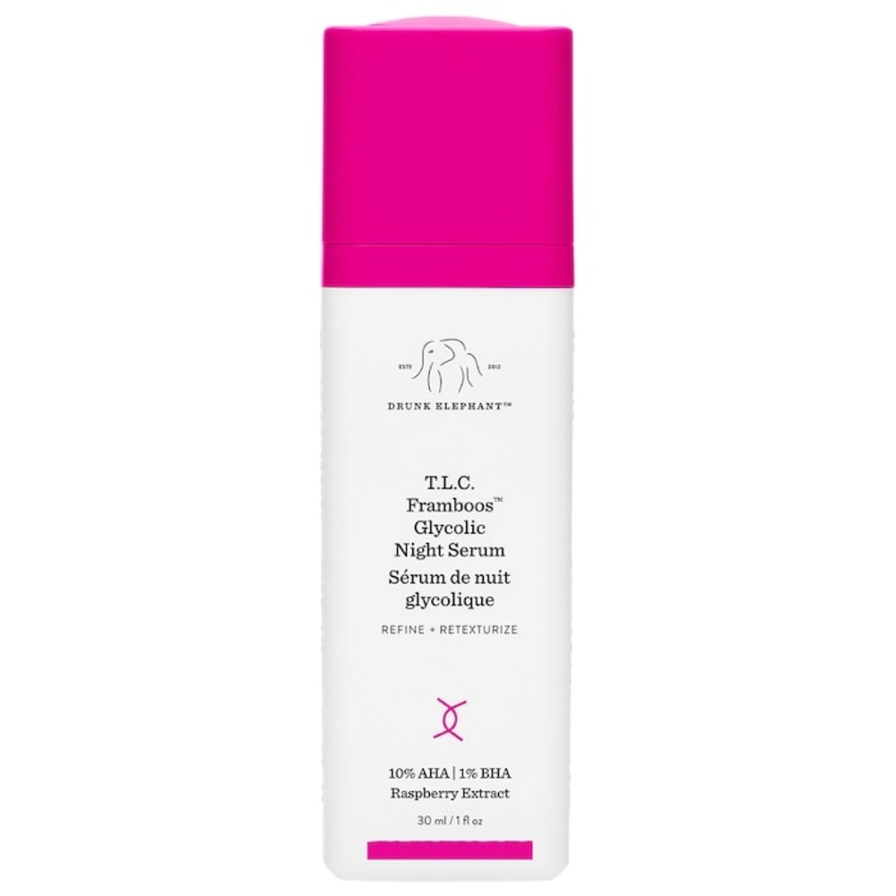 Drunk Elephant T.L.C. Framboos Glycolic Night Serum, 30 ml